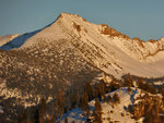 Gray Peak at sunset