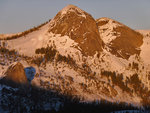 Dome Baez, Mt Starr King at sunset