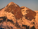 Mt Starr King at sunset