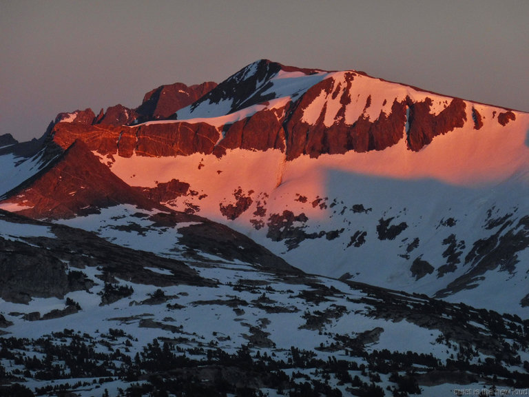 Parsons Peak at Sunset