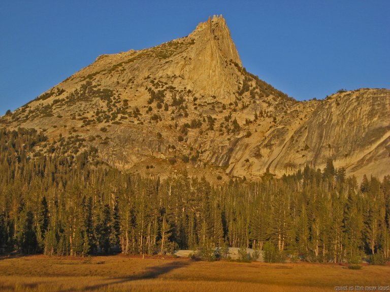 Cathedral Peak at sunset