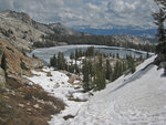 May Lake from slopes of Mt. Hoffmann