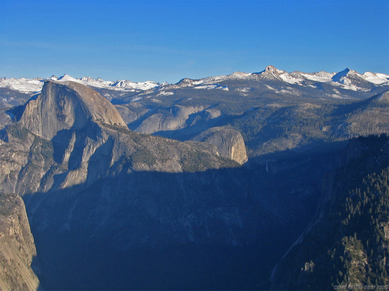 West from Eagle Peak, Half Dome