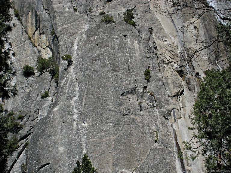 Climbers on Serenity Crack