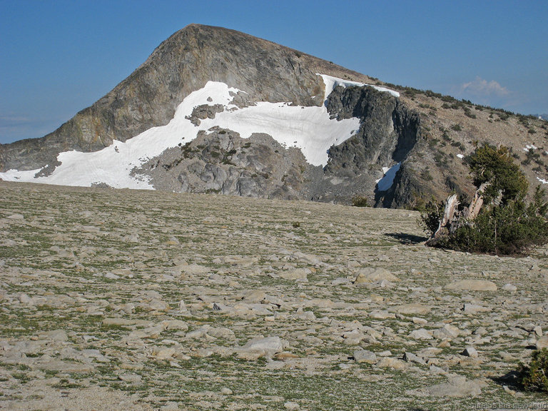 Pyramid Peak from plateau