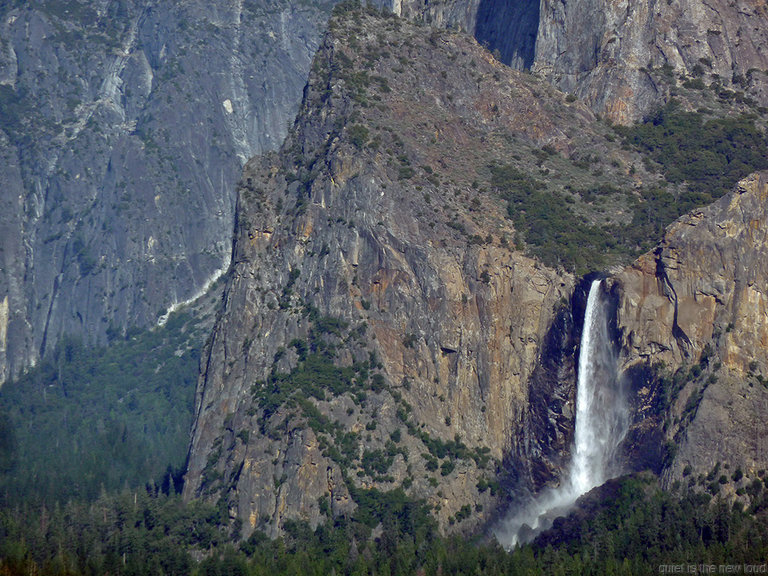 Cathedral Rocks, Bridalveil Falls