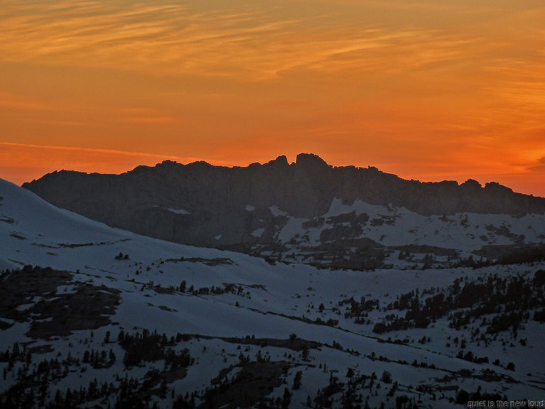 Matthes Crest at sunset